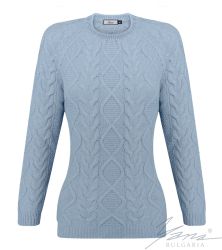 Dámský svetr bije modrá barva