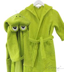 Dětský župan Micro cotton KERMIT