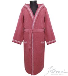 Dámský župan Micro cotton F296 tmavě růžová