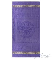 Semišový plážový ručník F 097 šeřík