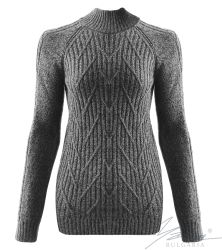 Dámský svetr s francouzským límečkem Šedá