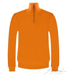 Pánská košile se zipem a vysokým límečkem