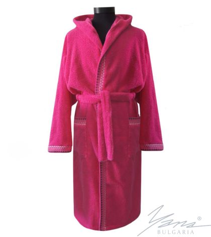 Teens' bathrobe G232 coral