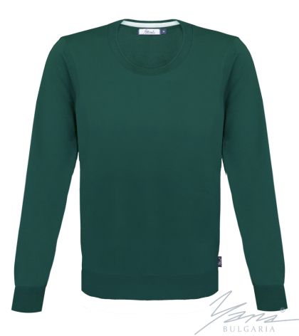 Herrenpullover, Rundausschnitt, dukelblau