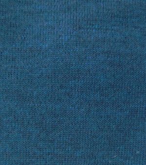 Dámský vlněný svetr s vysokým límcem, petrolejově modrá