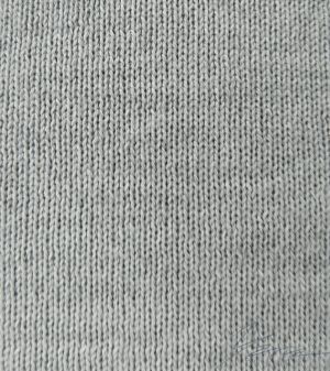 Pánský tenký vlněný kardigan na zip Šedá