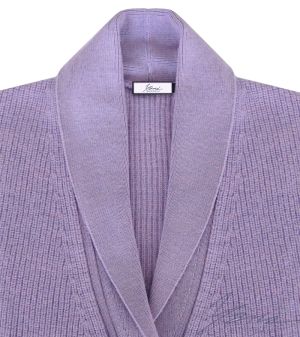 Dámský svetr s vysokým polo límečkem fialova