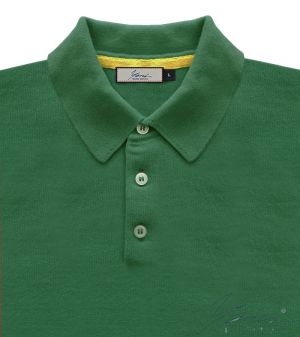 Herrenpoloshirt, kurze Ärmel, grun