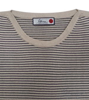 Men's two-tone round neck sweater color 227