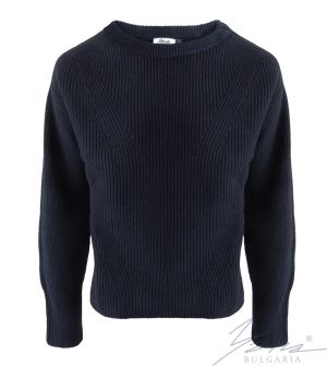 Dámský svetr bije světlo tmavo modrá