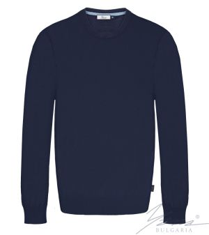 Джемпер мужской с длинным рукавом, темно-синий
