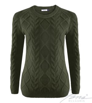Dámský svetr bije zelená