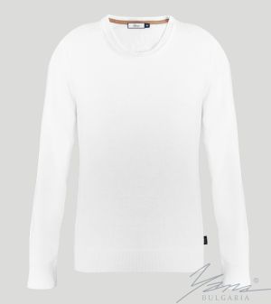 Dámský svetr s výstřihem do Obílý